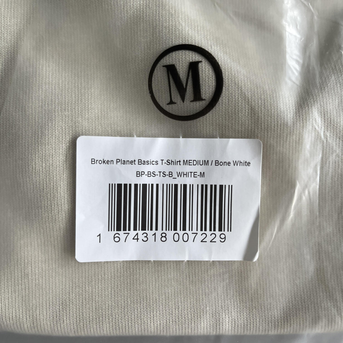 Broken P Basic Letter Short TShirt