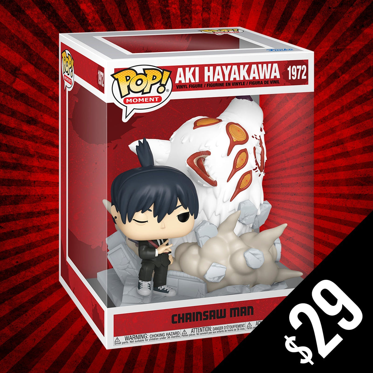 Pre-Order: Funko Pop! Chainsaw Man: Aki Hayakawa #1972 (Moment)