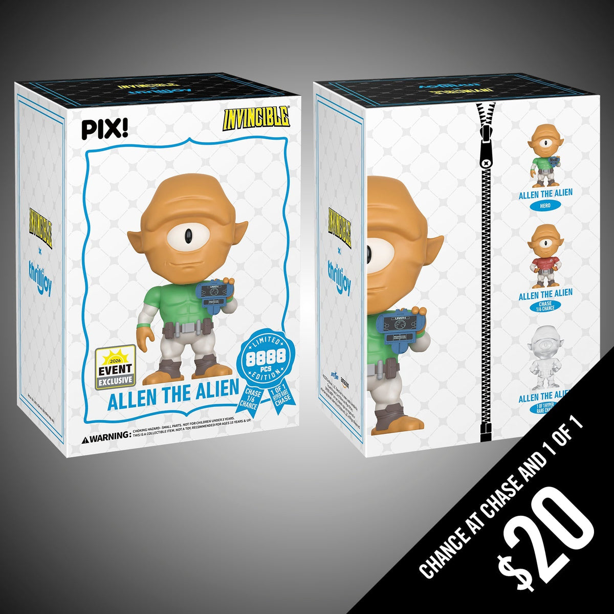 Thrilljoy PIX: Invincible: Allen The Alien (LE8888) 2026 Event Exclusive