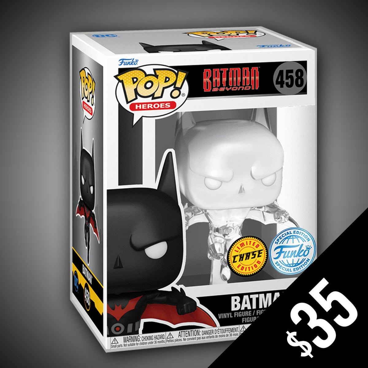 Funko Pop! Heroes: Batman Beyond: Batman #458 (CHASE) (SE22)