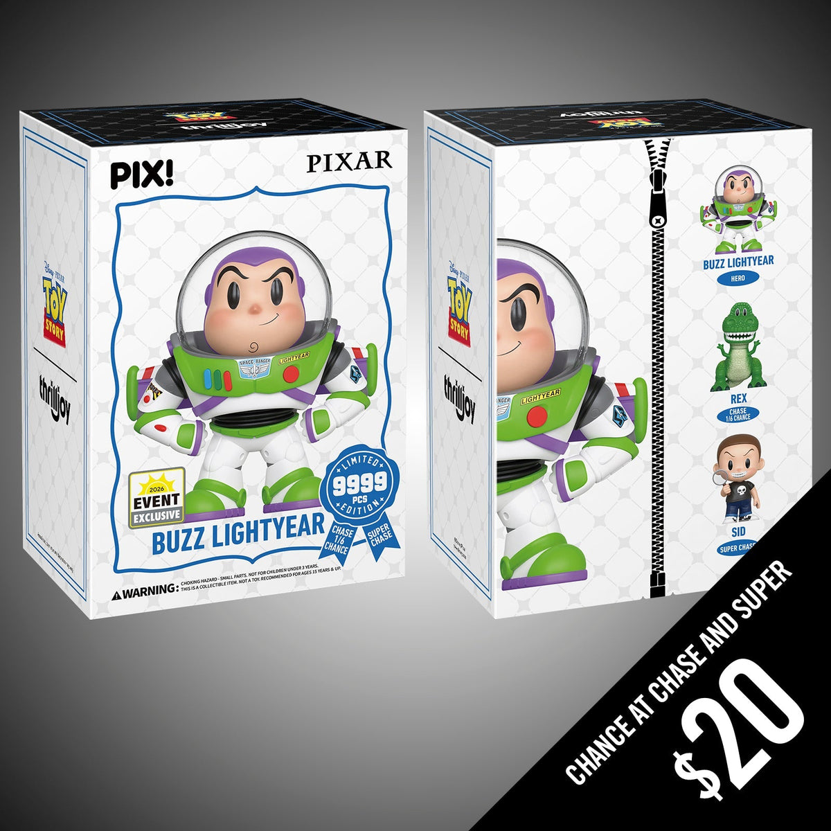 Thrilljoy PIX: Toy Story: Buzz Lightyear (LE9999) 2026 Event Exclusive)
