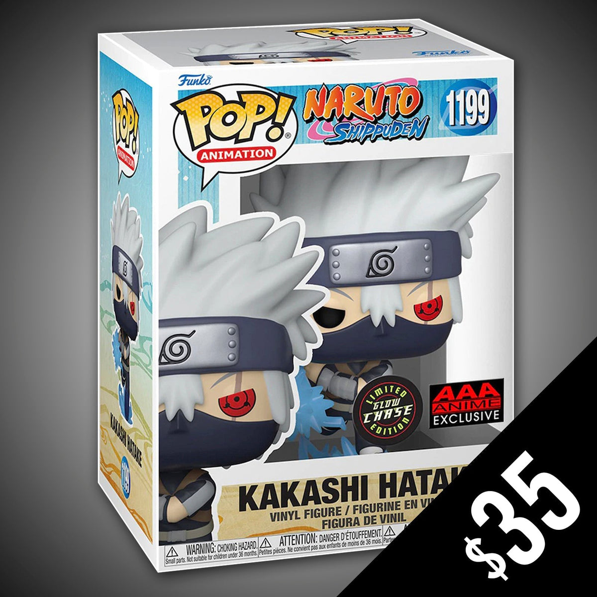 Funko Pop! Naruto: Young Kakashi with Chidori #1199 (CHASE)