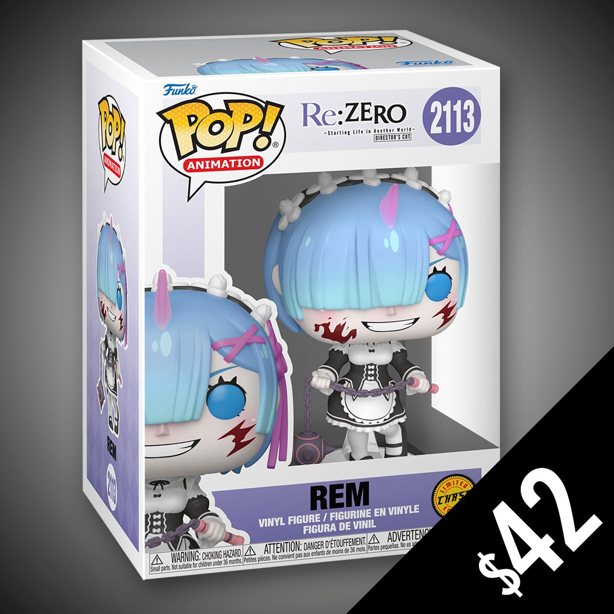 Funko Pop! Re:Zero S1: Rem (CHASE)