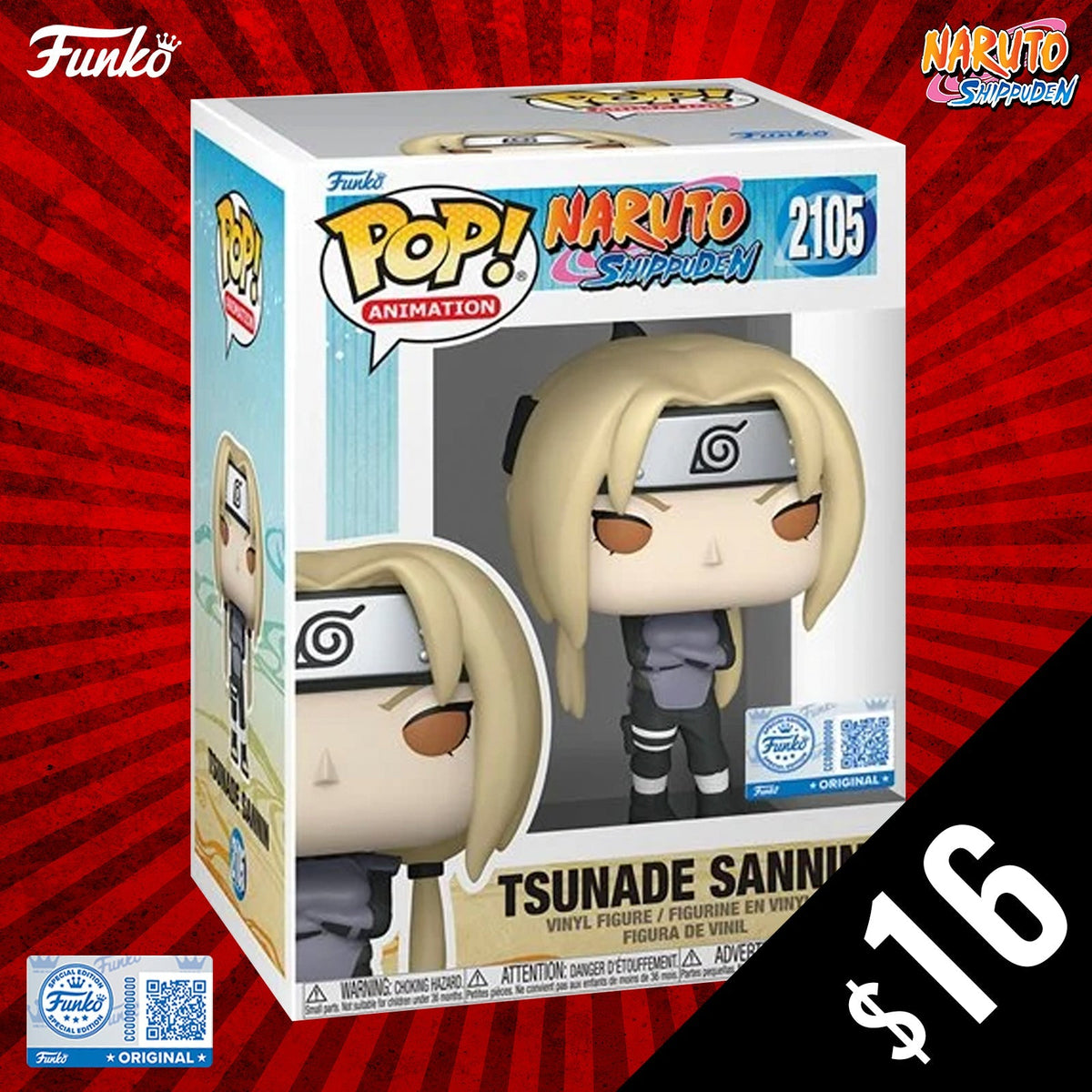 Pre-Order: Funko Pop! Naruto Shippuden S15: Tsunade #2015