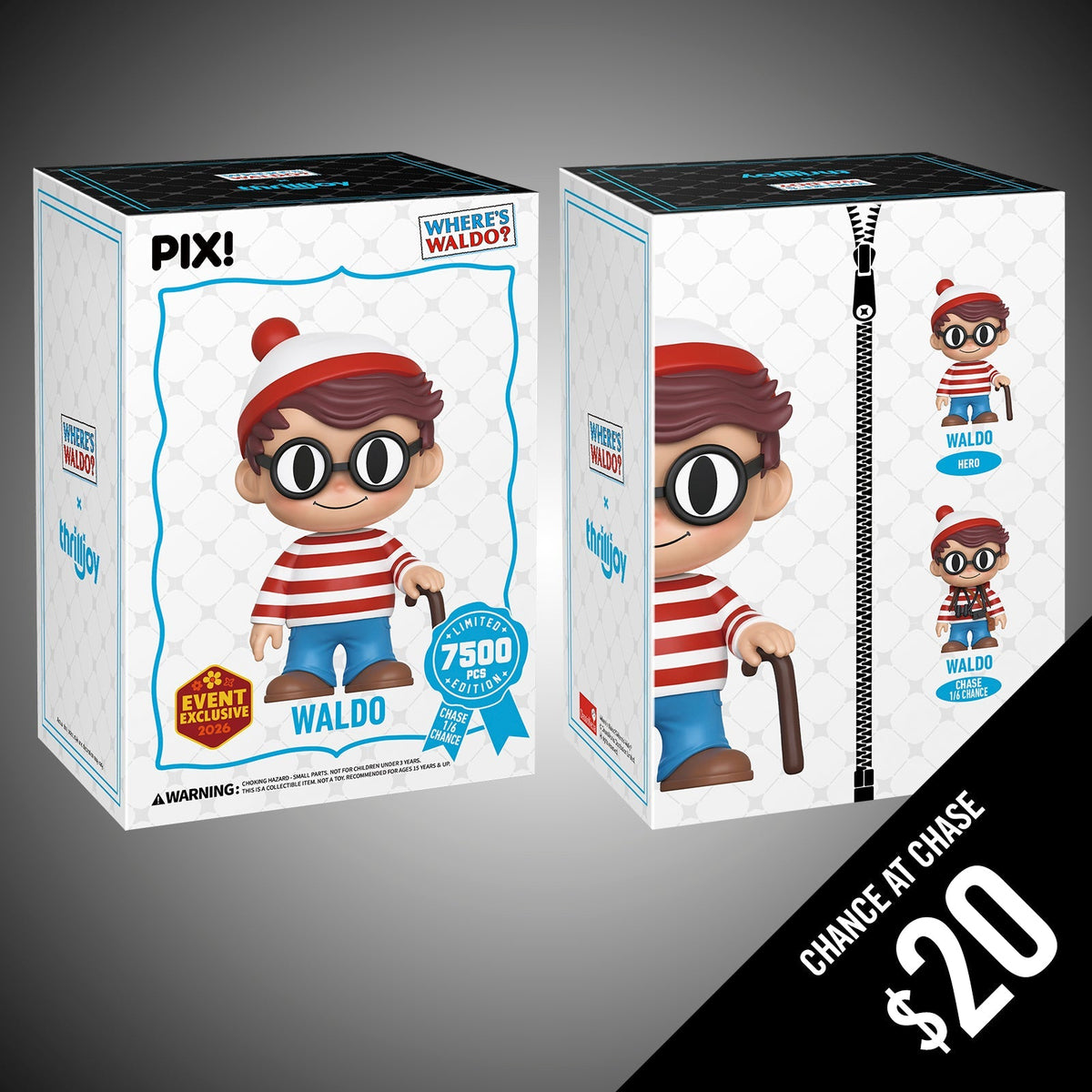 Thrilljoy PIX: Where's Waldo: Waldo (LE7500) 2026 Event Exclusive
