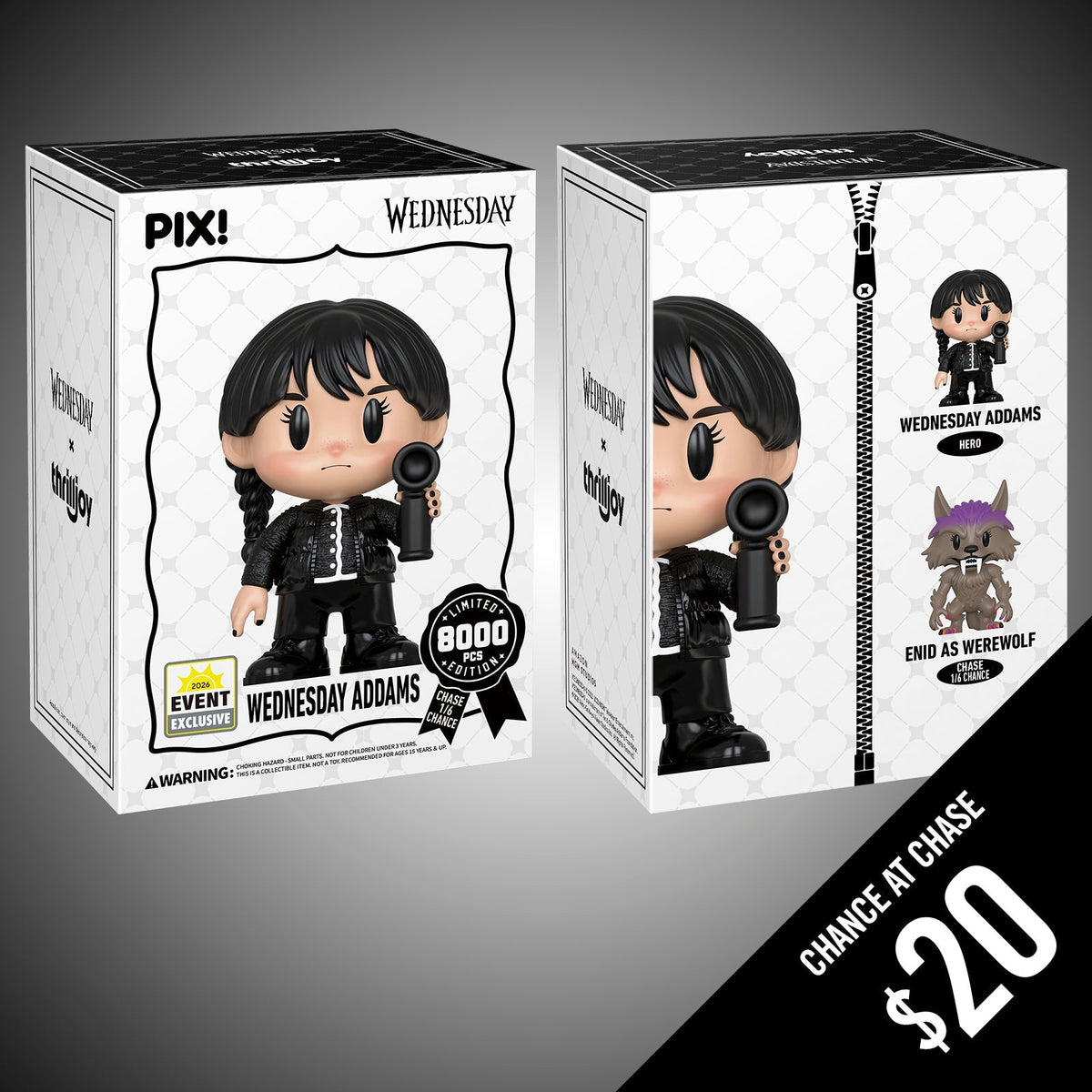 Thrilljoy PIX: Wednesday: Wednesday Adams (LE8000) 2026 Event Exclusive)
