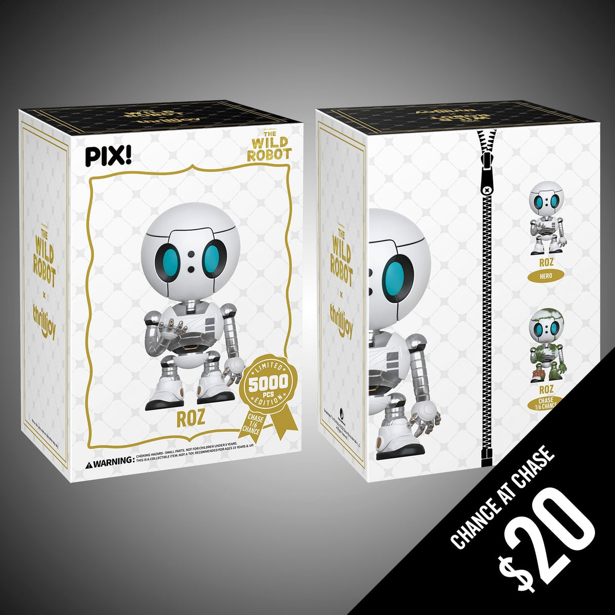 Thrilljoy PIX: The Wild Robot: Roz (LE5000)