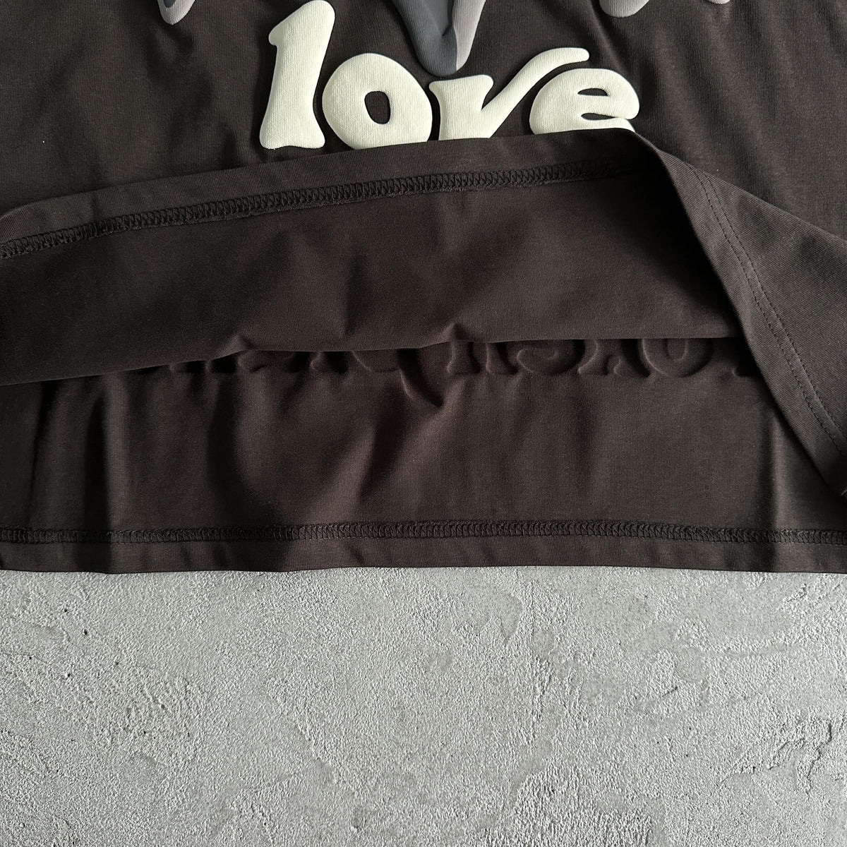 Broken P Heartess Love Tshirt-mocha