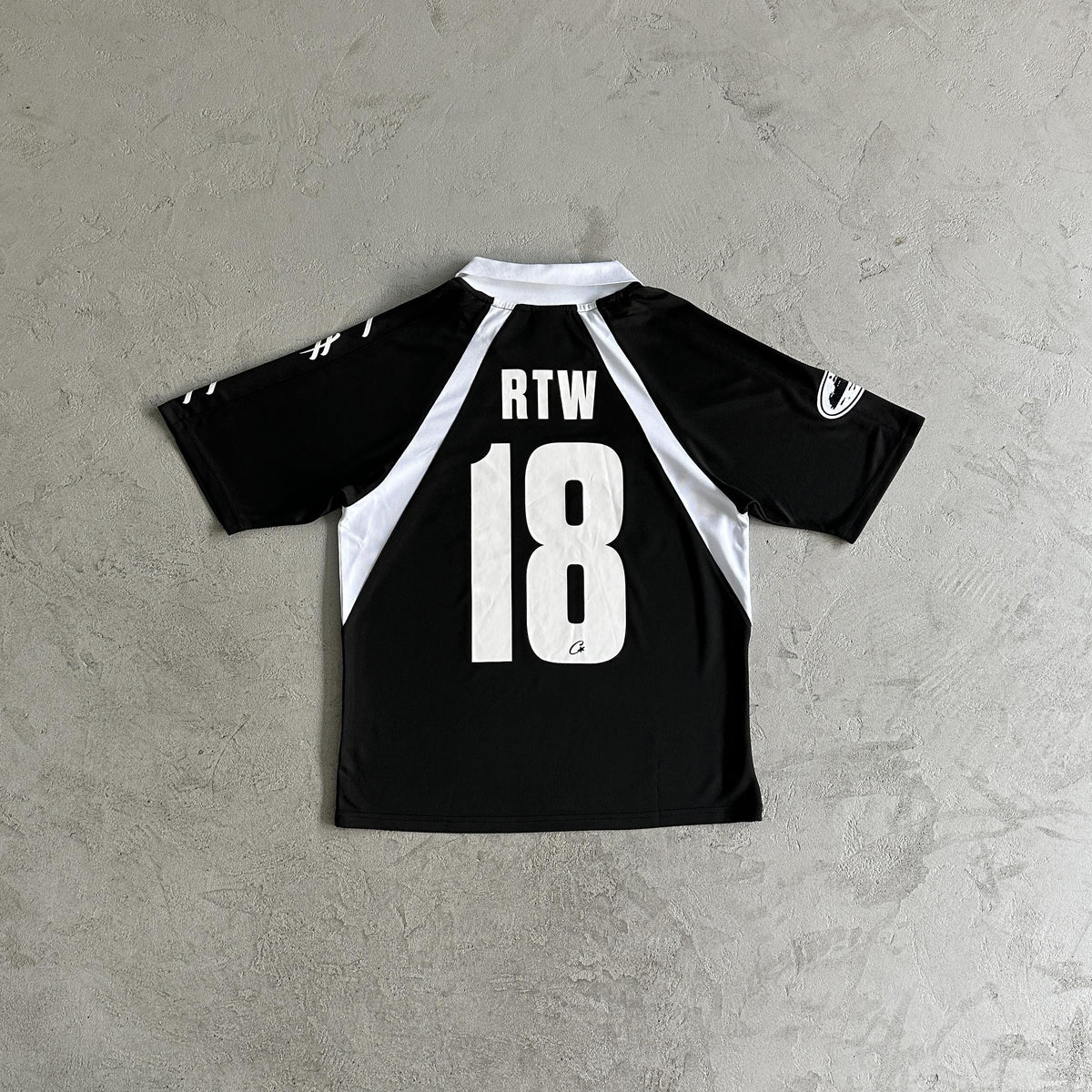 Corteiz Panel Jersey-Black