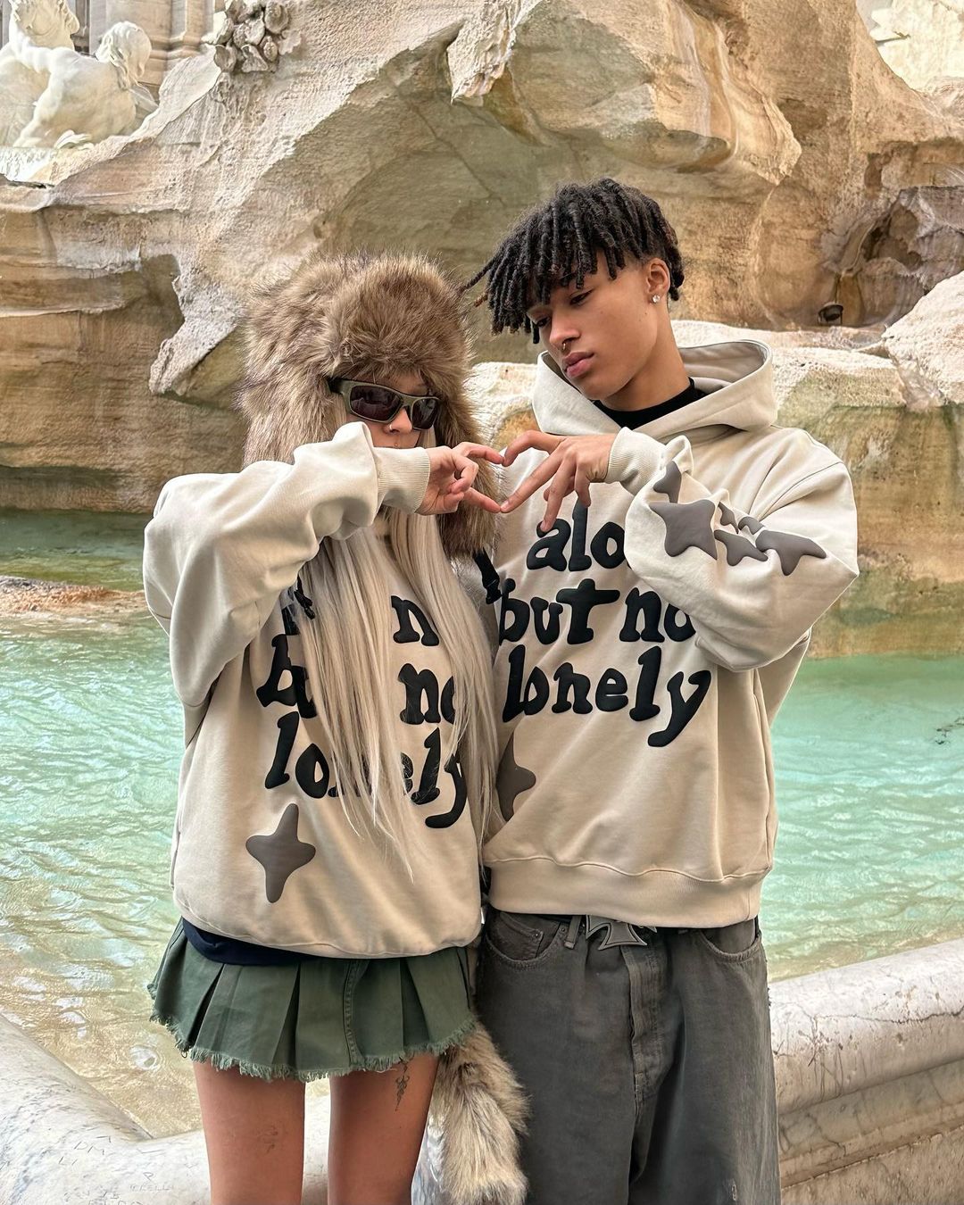 Broken P Alone But Not Lonely Hoodie