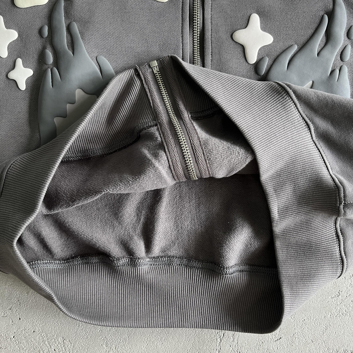 Broken P Twin Flames Zip Up Hoodie