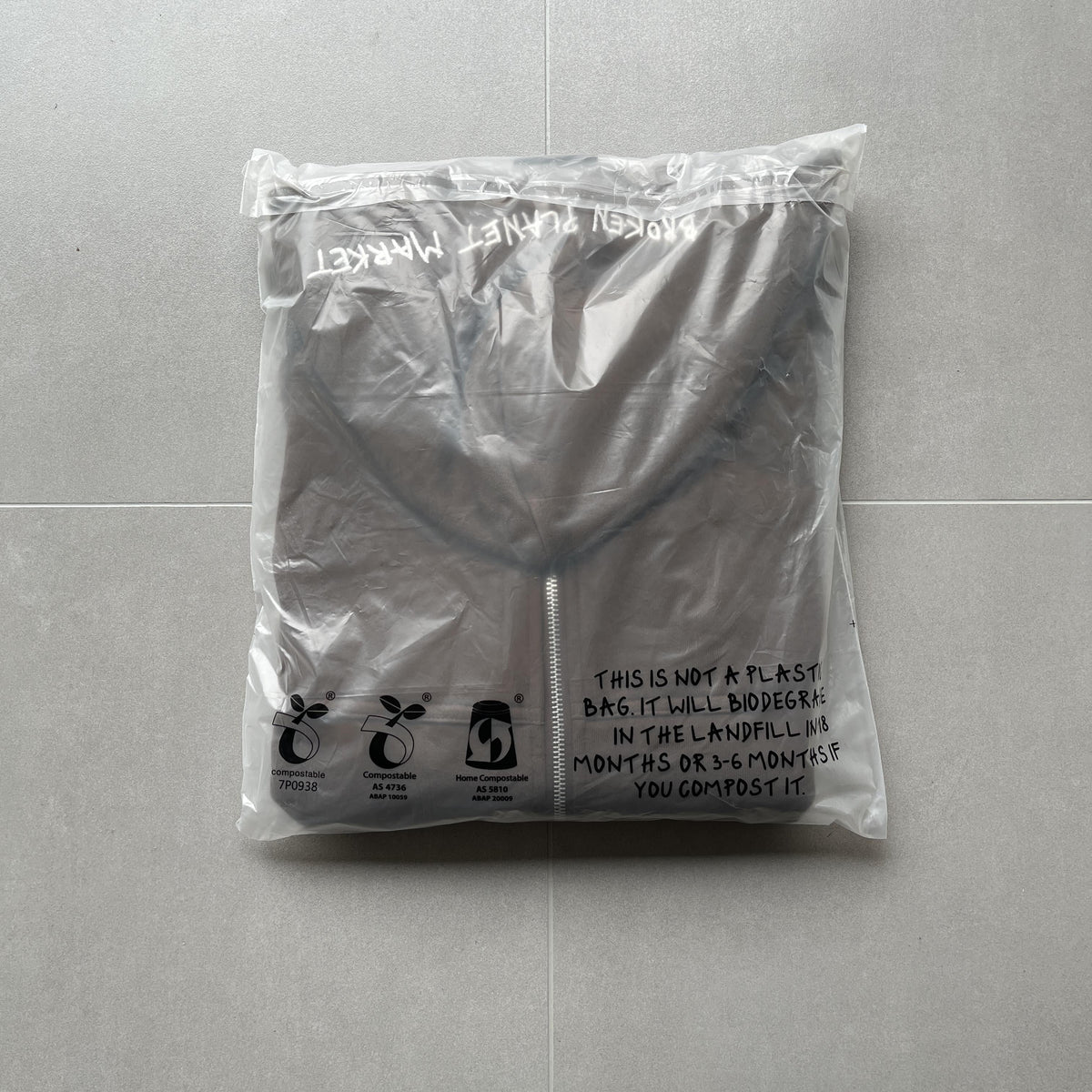 Broken P Market Arctic Zip Up Hoodie