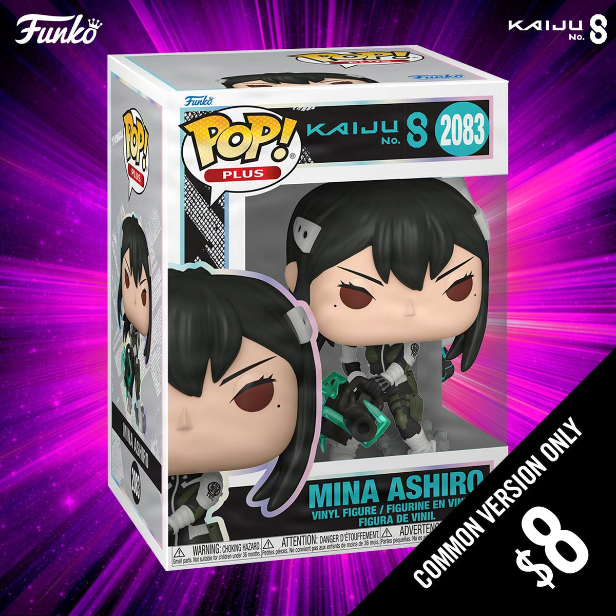 Pre-Order: Funko Pop! Kaiju No.8 S1: Mina Ashiro #2083 (Common)