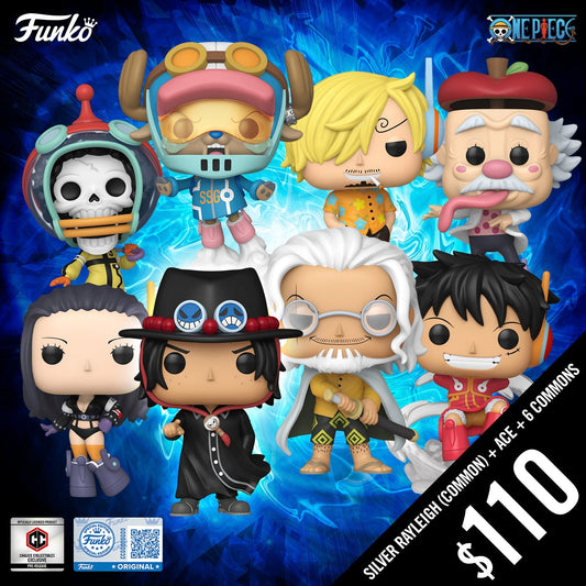 Pre-Order: Funko Pop! One Piece S12: 8 Pop-Bundle (Does NOT include a Silvers Rayleigh Chase)