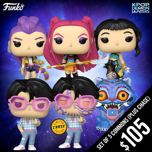 Pre-Order: Funko Pop! KPop Demon Hunter: Super Bundle of 6 pops (Includes Chase)