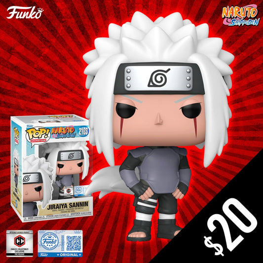 Pre-Order: Funko Pop! Chalice Exclusive: Naruto Shippuden S15: Jiraiya Sannin #2013 (PR)