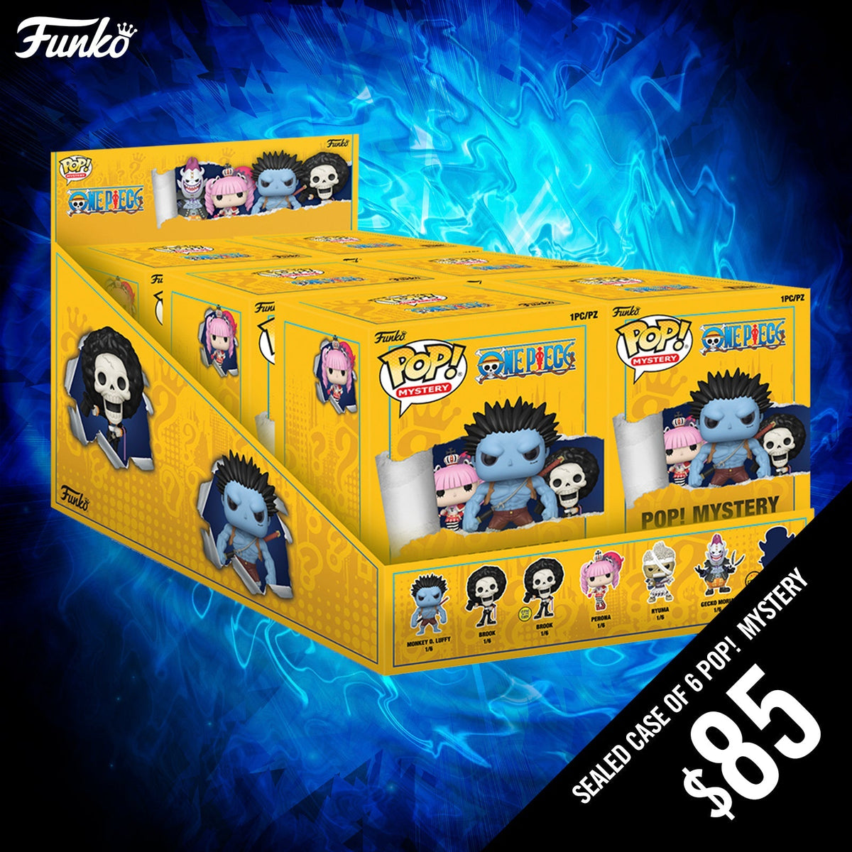 Pre-Order: Funko Pop! Mystery: One Piece (Display case of 6)