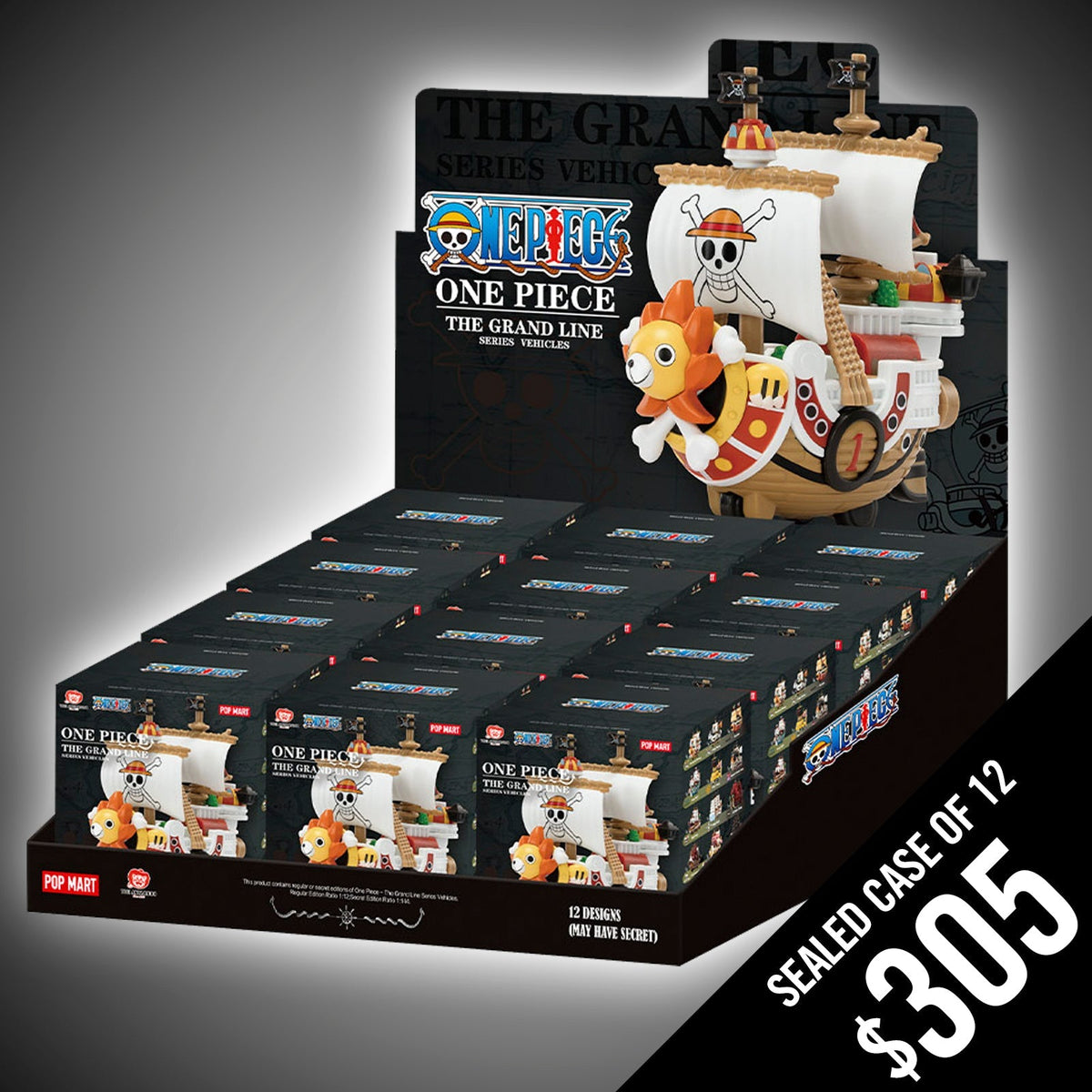 One Piece The Grand Line Series Vehicles  (Sealed Case of 12)