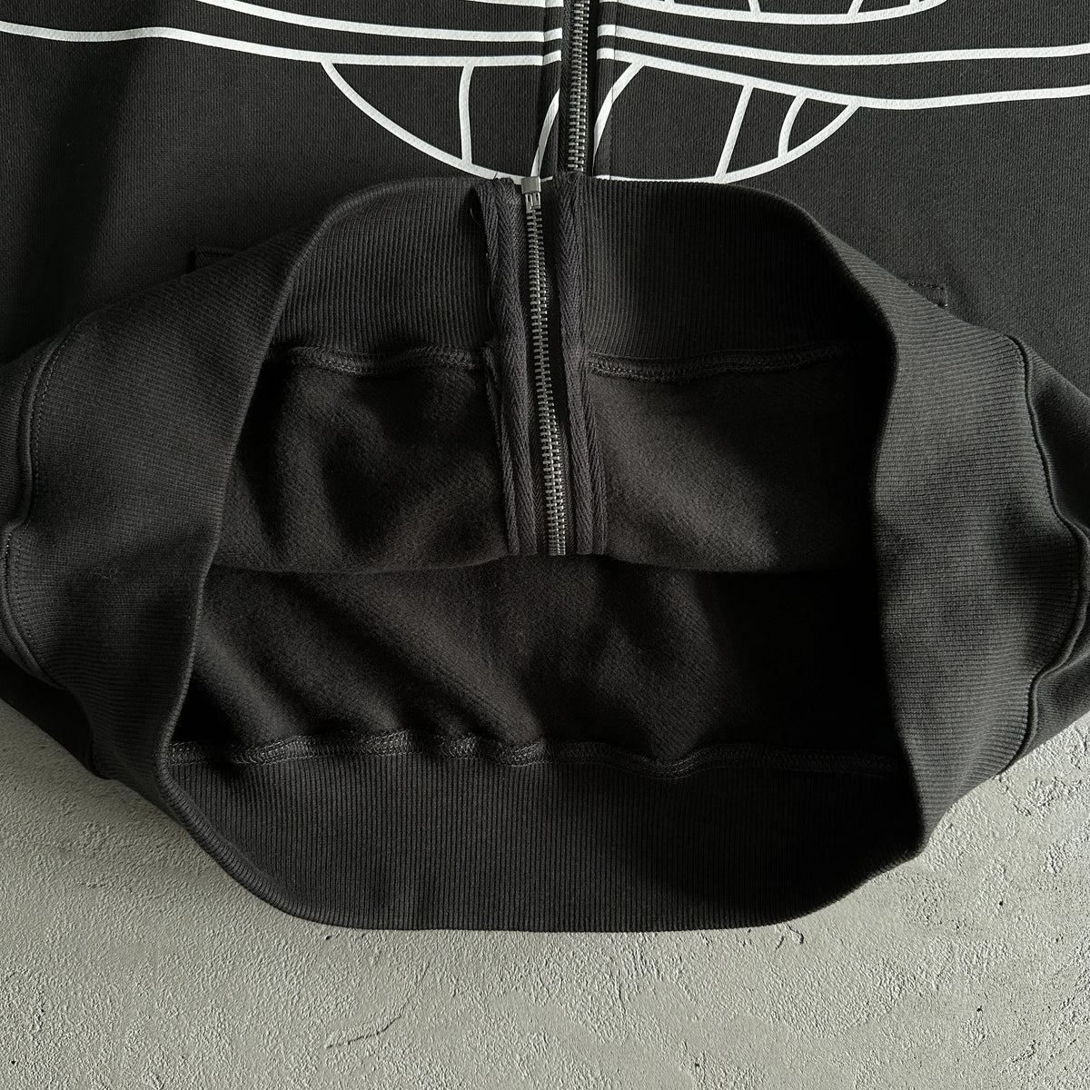 Broken P Zip Up Hoodie
