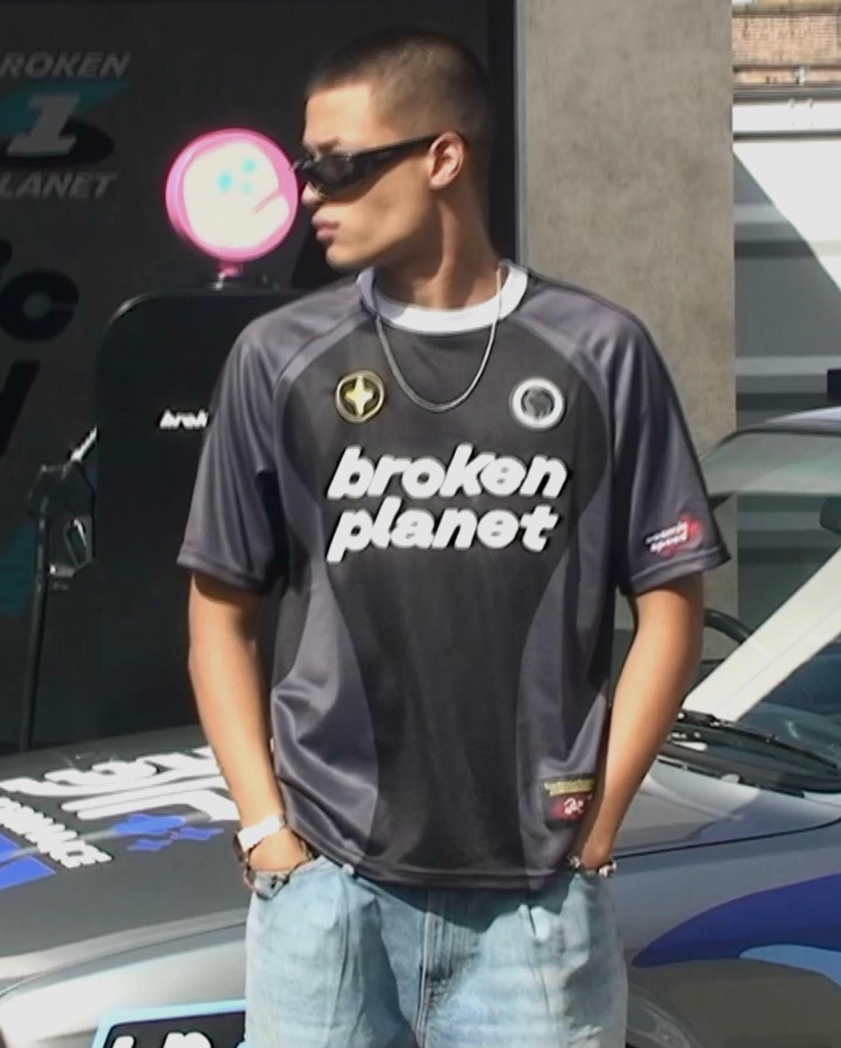 Broken P Football TShirt
