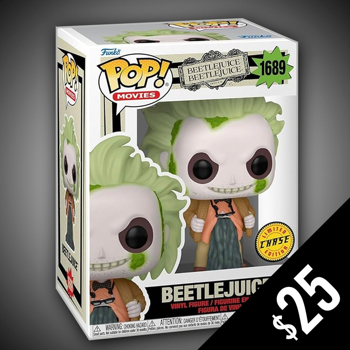 Funko Pop! Movies: Beetlejuice #1689 (CHASE)