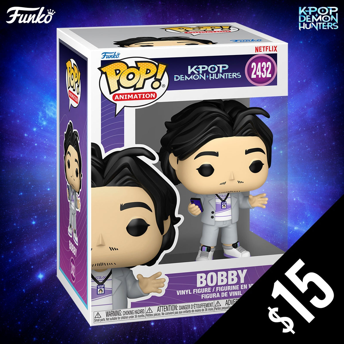 Pre-Order: Funko Pop! KPop Demon Hunter S2: Bobby