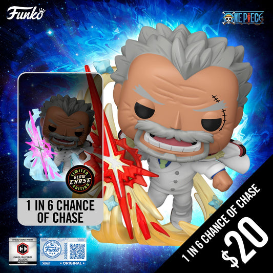 Pre-Order: Funko Pop! Chalice Exclusive: One Piece S13: Monkey D. Garp (Galaxy Impact) #2172 (1 in 6 chance of Chase) (PR)