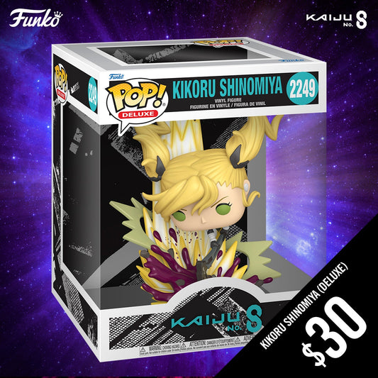 Pre-Order: Funko Pop! Kaiju No.8 S2: Kikoru Shinomiya (Deluxe) #2249