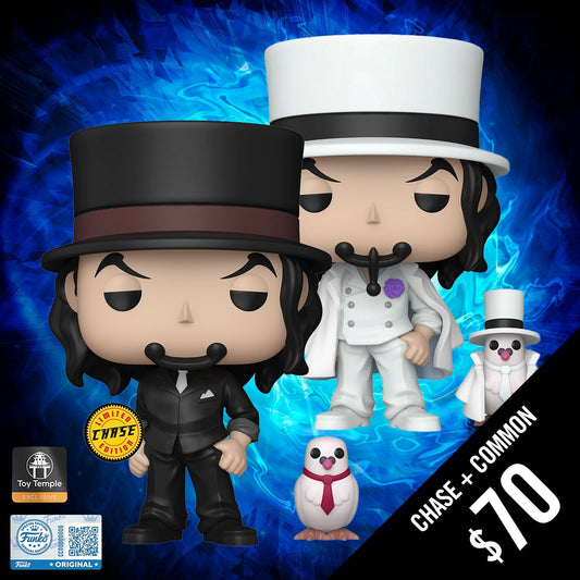 Funko Pop! One Piece: Rob Lucci w/Hattori #1997 (Chase + Common) (TT Sticker)
