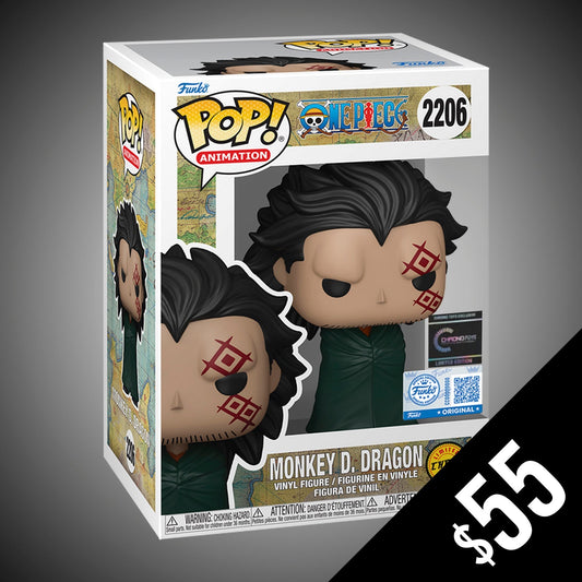 Funko Pop! One Piece: Monkey D. Dragon #2206 (CHASE) (Chrono Sticker)