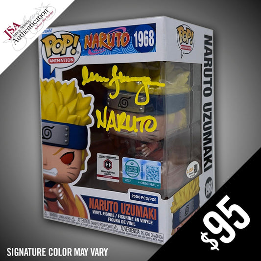 Funko Pop! Naruto: Naruto Chalice Exclusive LE9500 #1968 - SIGNED by Maile Flanagan (JSA Certified)