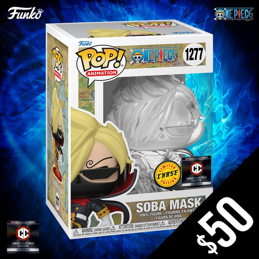 Funko Pop! Chalice Exclusive: One Piece: Soba Mask #1277 (CHASE)